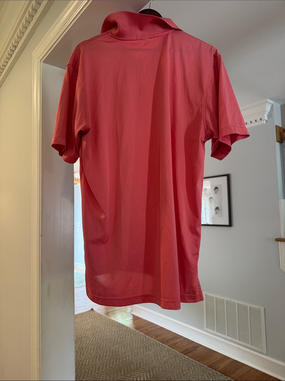 Men's Coral Polo Shirt Sea Island - Picture 3 of 3